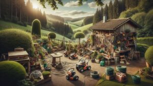 Hochdruckreiniger im Garteneinsatz | FGK GmbH Eifel