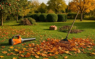 Herbst Gartenpflege