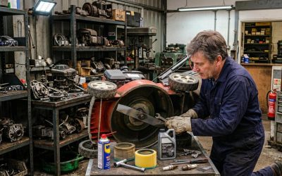 Rasenmäher Wartung Frühling